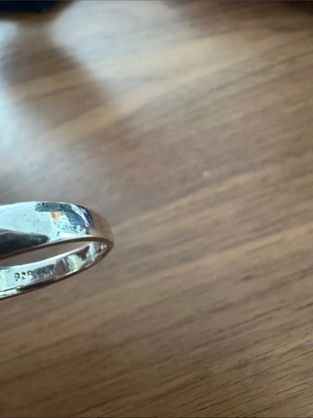 Blue Opal Mosaic Round Sterling Silver Ring